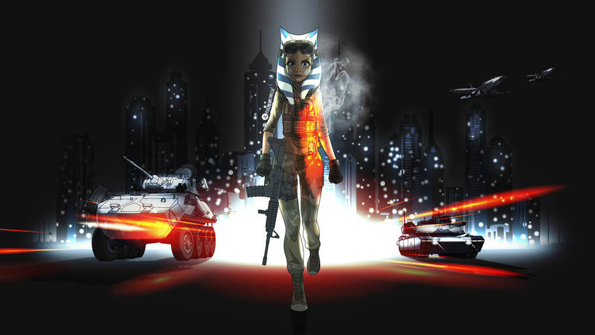Ahsoka Battlefield 3 poster