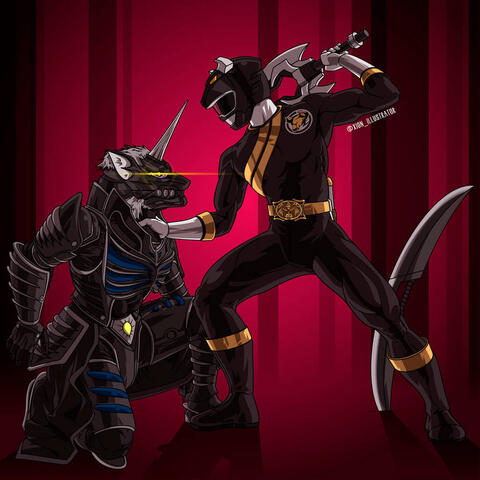 Black Bison Ranger vs Zenaku